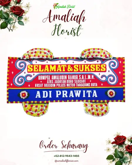 Papan Bunga Ucapan Selamat Matan Hilir Utara